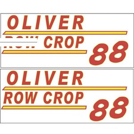 Aftermarket New Hood Decal Fits Minneapolis Moline Tractor Model 88 901H